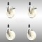Service Caster 5 Inch 316SS Nylon Swivel 1-1/4 Inch Expanding Stem Caster Lock Brake SCC, 2PK SCC-SS316TTLEX20S514-NYS-2-S-2-114 - alternate 1